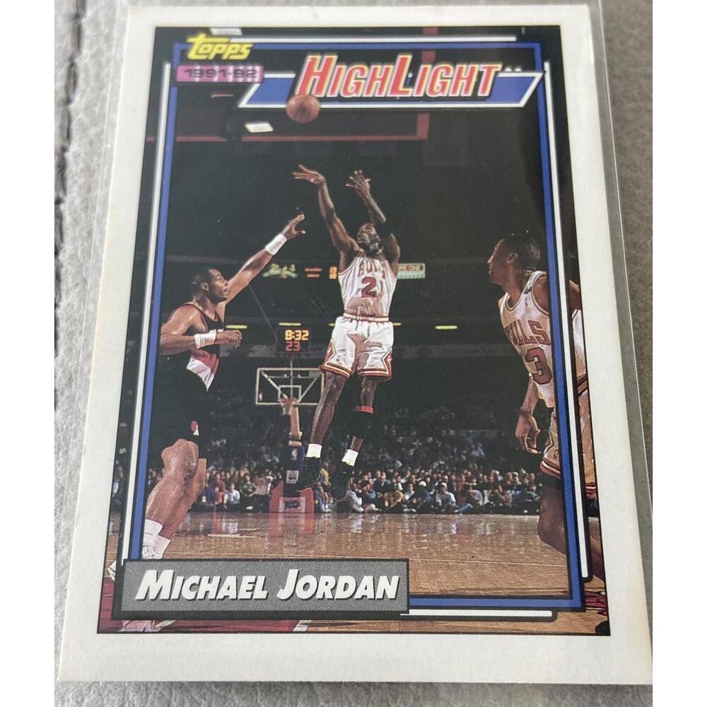 1991-92 Topps HighLight Michael Jordan #3 Basketball Card